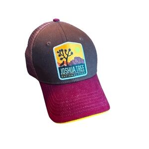 Joshua Tree National Park Brown and Red Hat